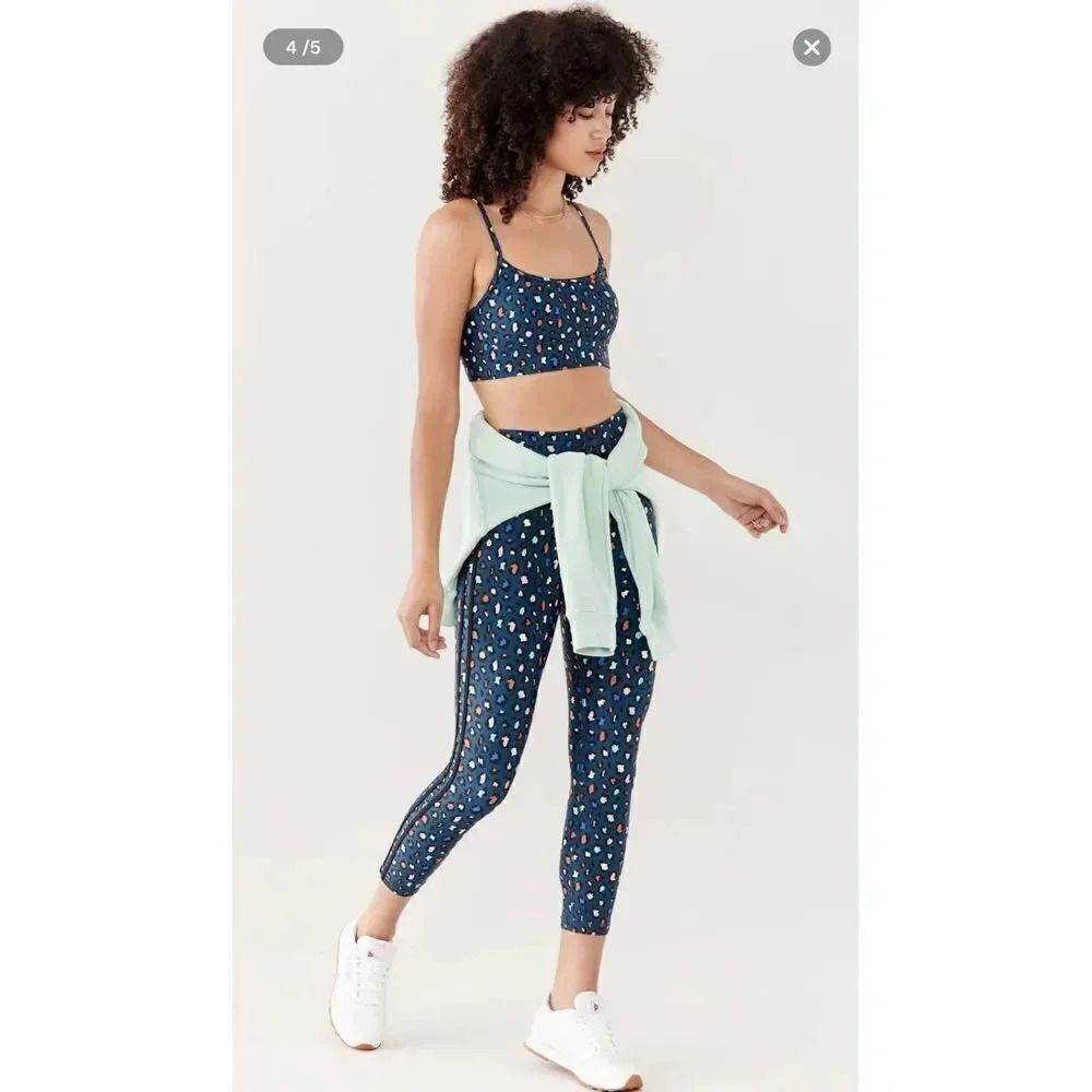 The Upside Leopard-Printperformance Top 8 Nwot - image 1